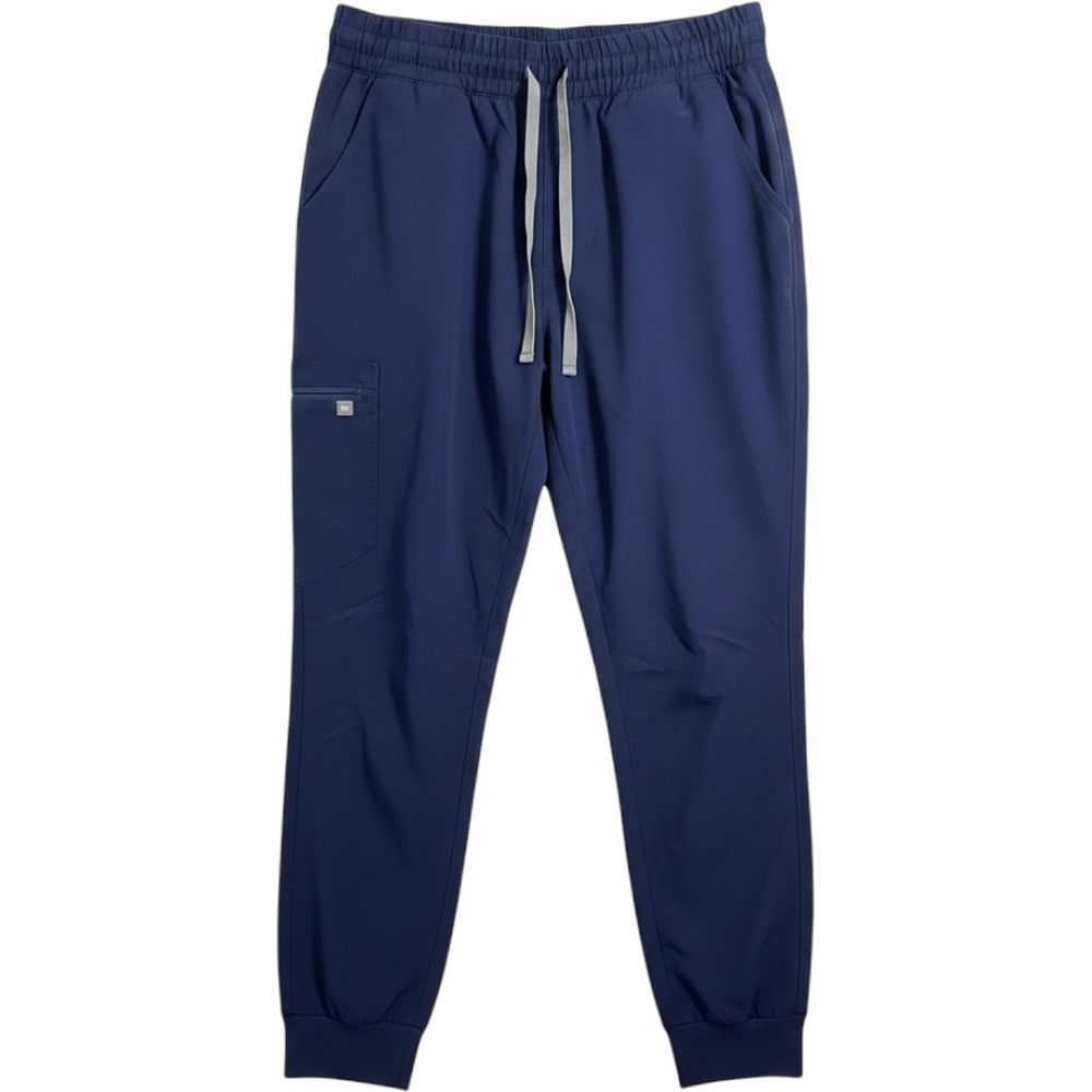 FIGS Technical Collection Navy Blue Jogger Scrub Pants Petite Large W20SW2028P